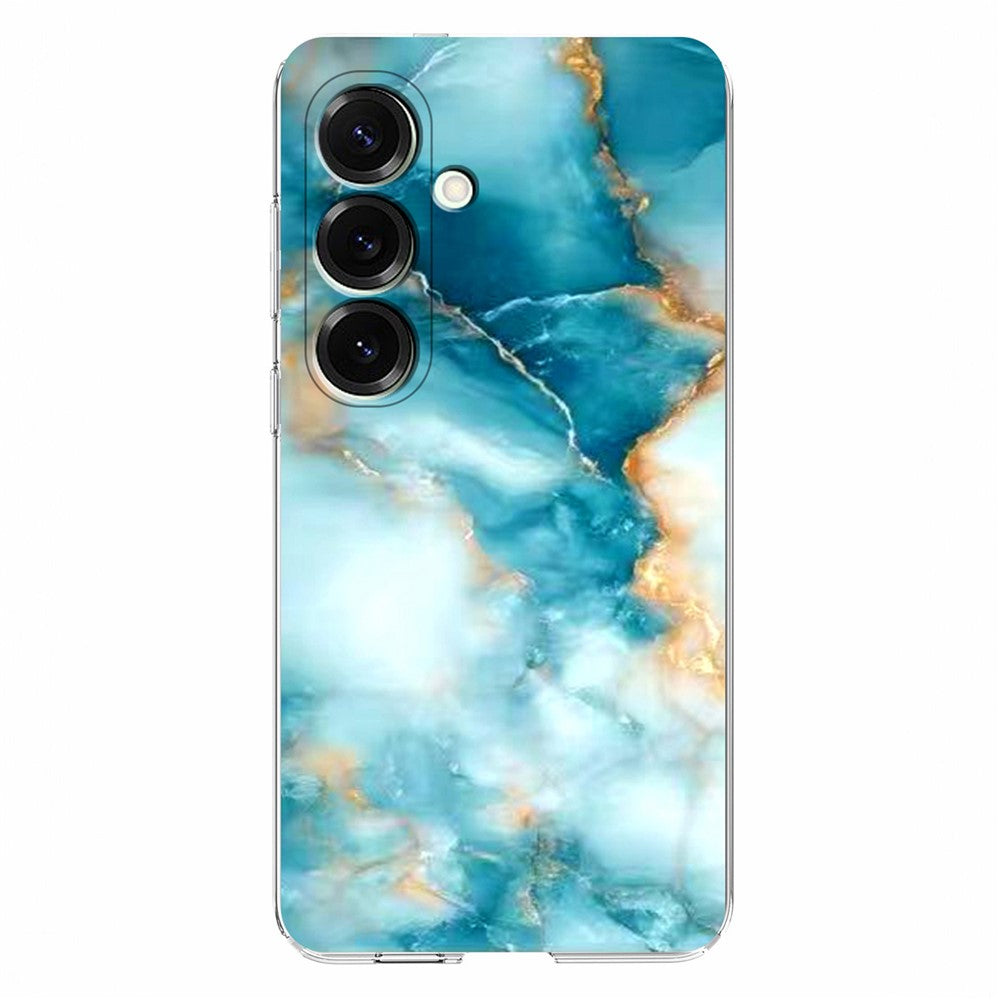 Samsung Galaxy S26+ skal med marmormönster, mjukt TPU-skal
