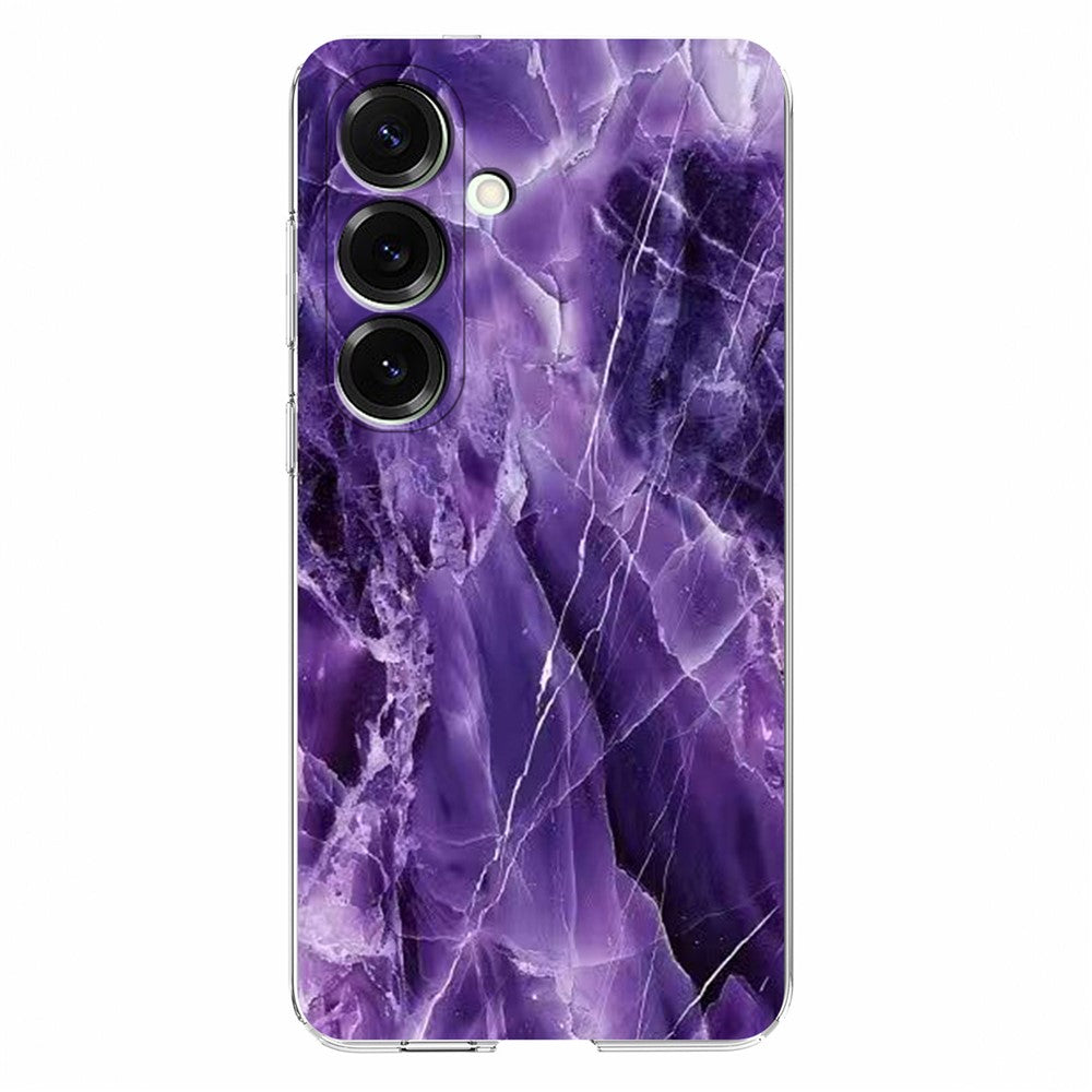 Samsung Galaxy S26+ skal med marmormönster, mjukt TPU-skal