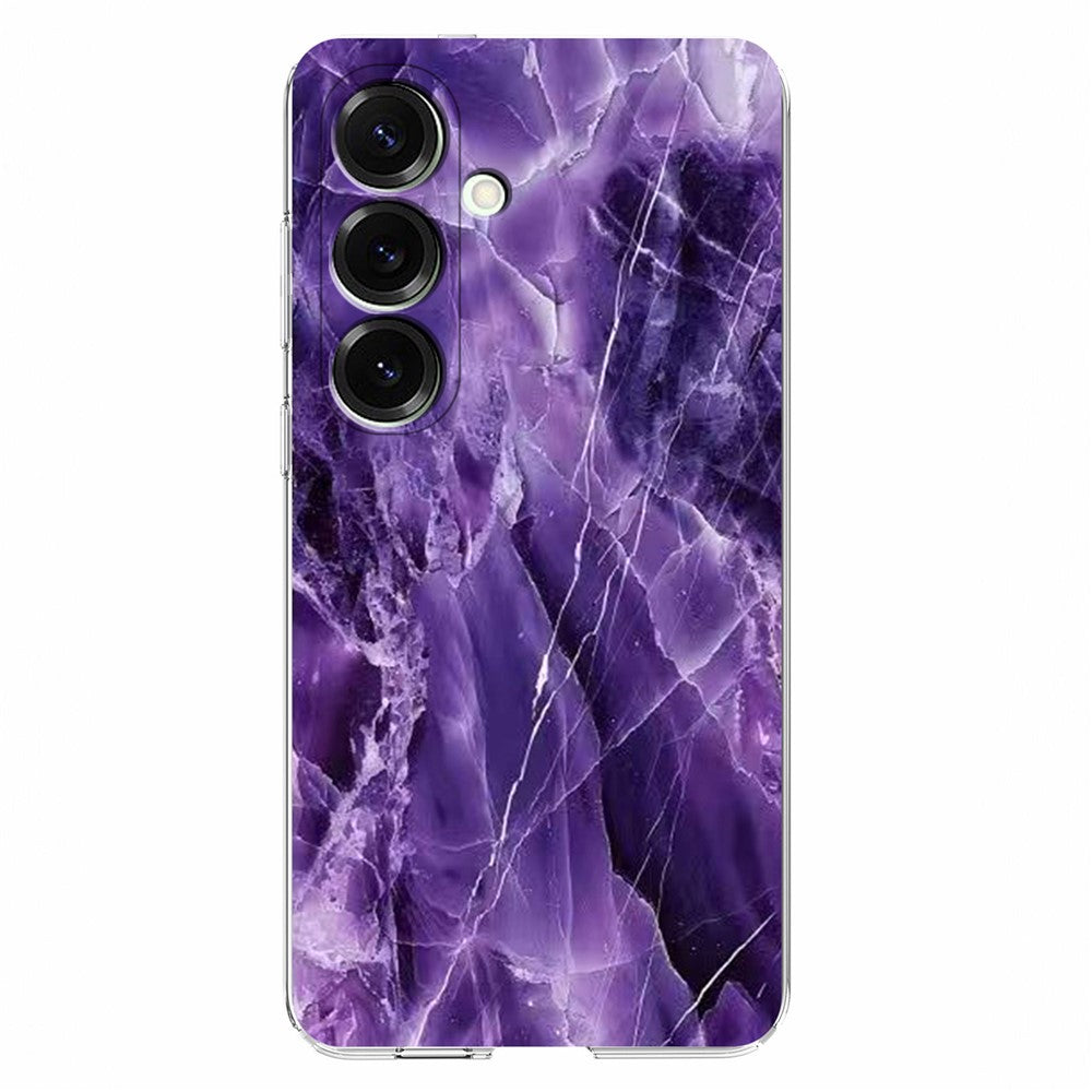Til Samsung Galaxy A37 5G Cover Marmormønster Tryk Blødt TPU Telefoncover