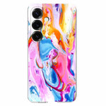 Til Samsung Galaxy A37 5G Cover Marmormønster Tryk Blødt TPU Telefoncover