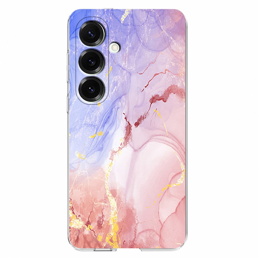 Til Samsung Galaxy A37 5G Cover Marmormønster Tryk Blødt TPU Telefoncover