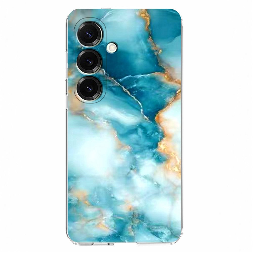 Til Samsung Galaxy A37 5G Cover Marmormønster Tryk Blødt TPU Telefoncover