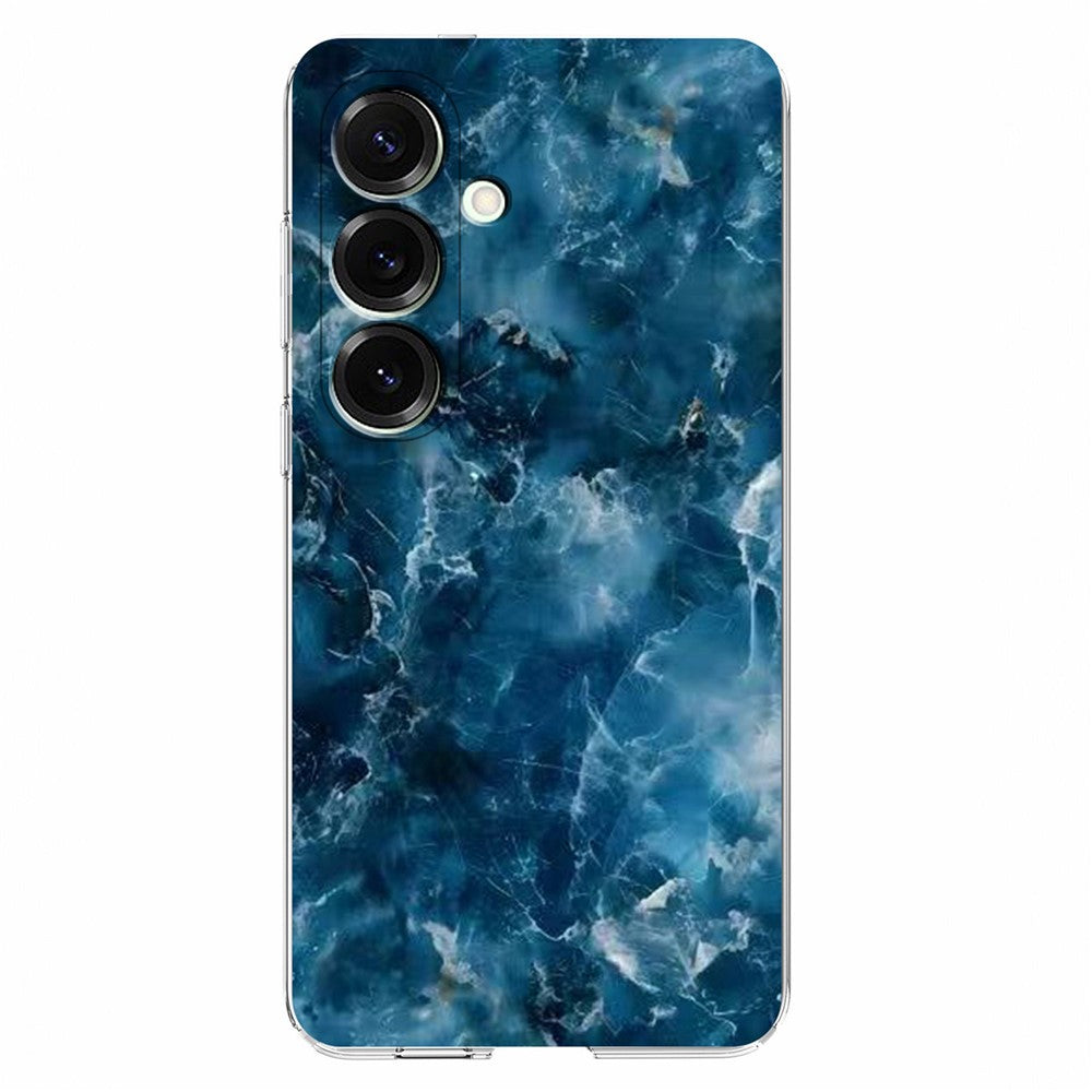 Til Samsung Galaxy A37 5G Cover Marmormønster Tryk Blødt TPU Telefoncover