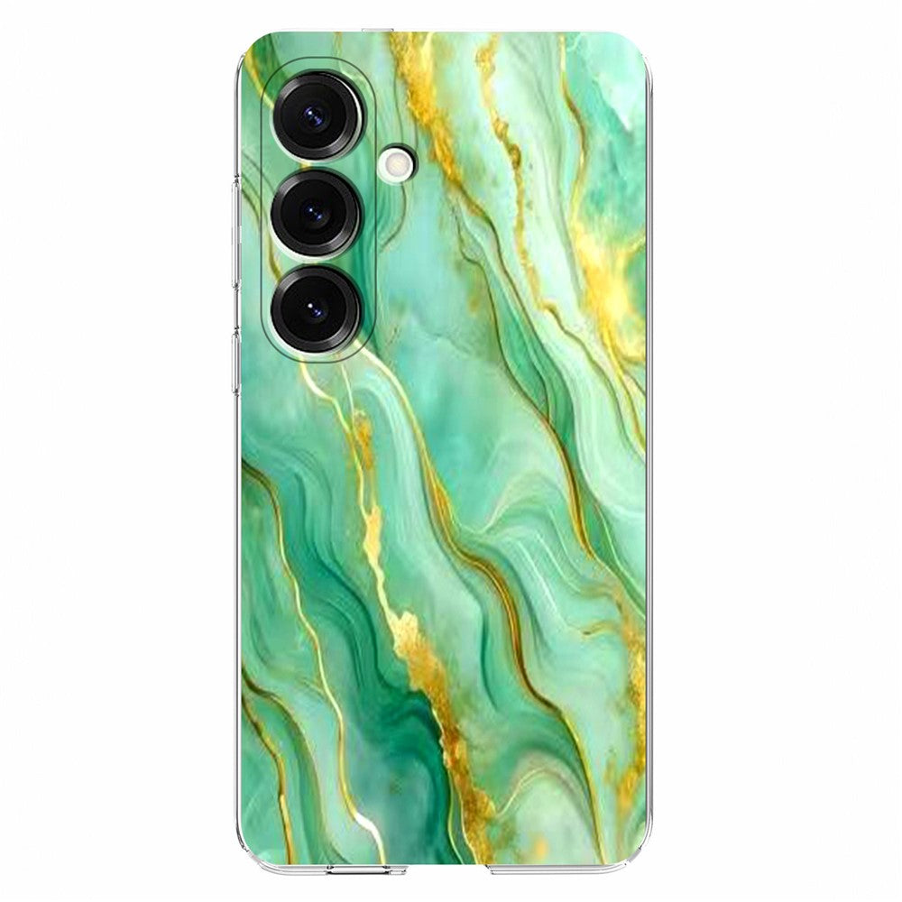 Til Samsung Galaxy A37 5G Cover Marmormønster Tryk Blødt TPU Telefoncover