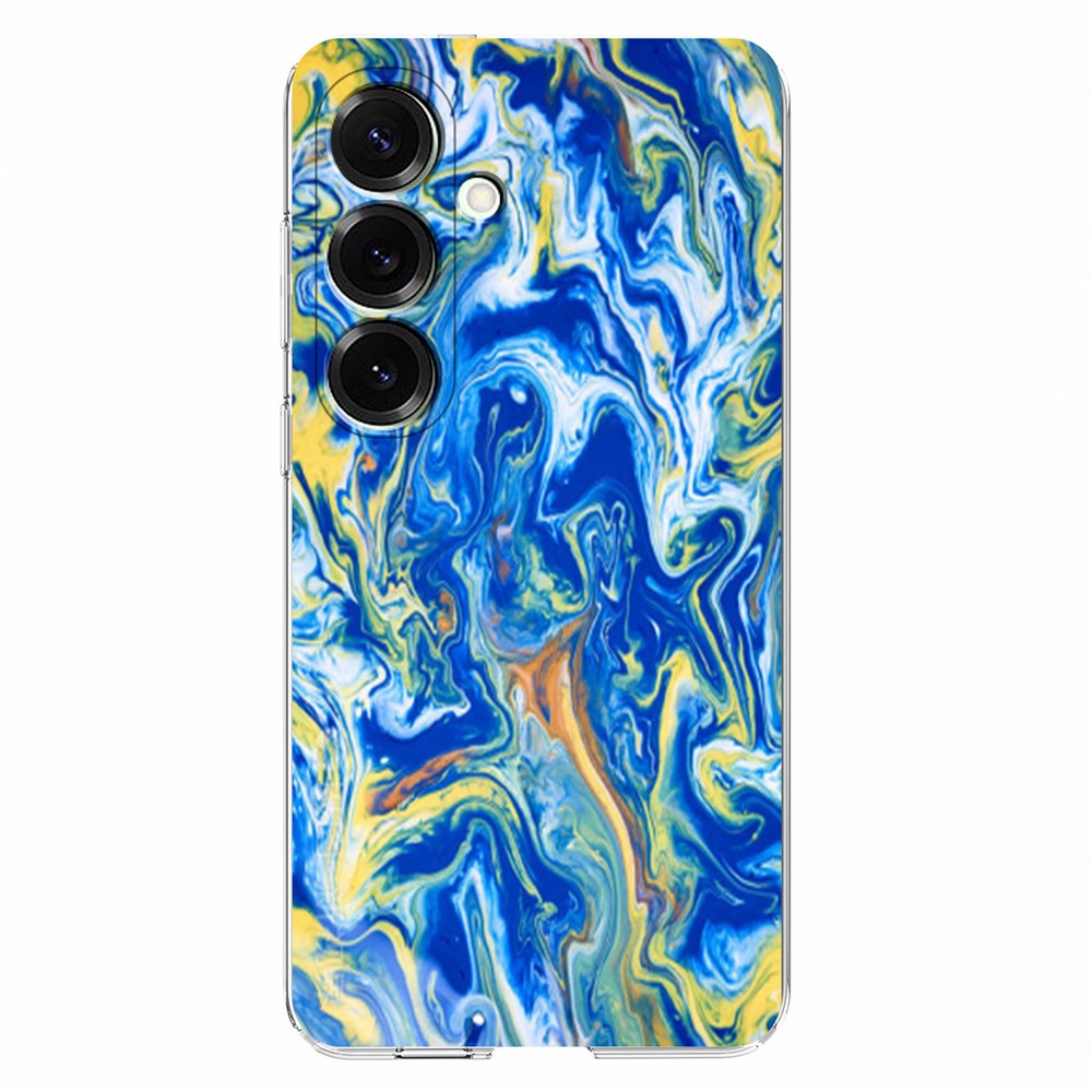 Til Samsung Galaxy A37 5G Cover Marmormønster Tryk Blødt TPU Telefoncover