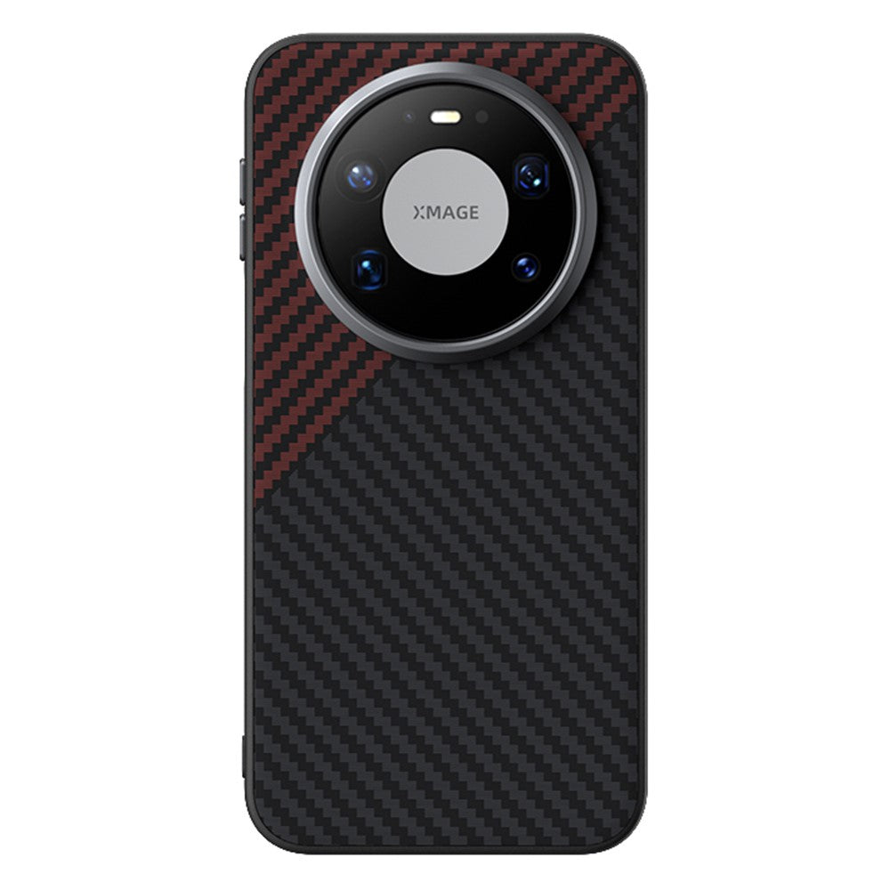 ABEEL For Huawei Mate 80 Pro Max Magnetic Case Carbon Fiber Texture Phone Back Cover