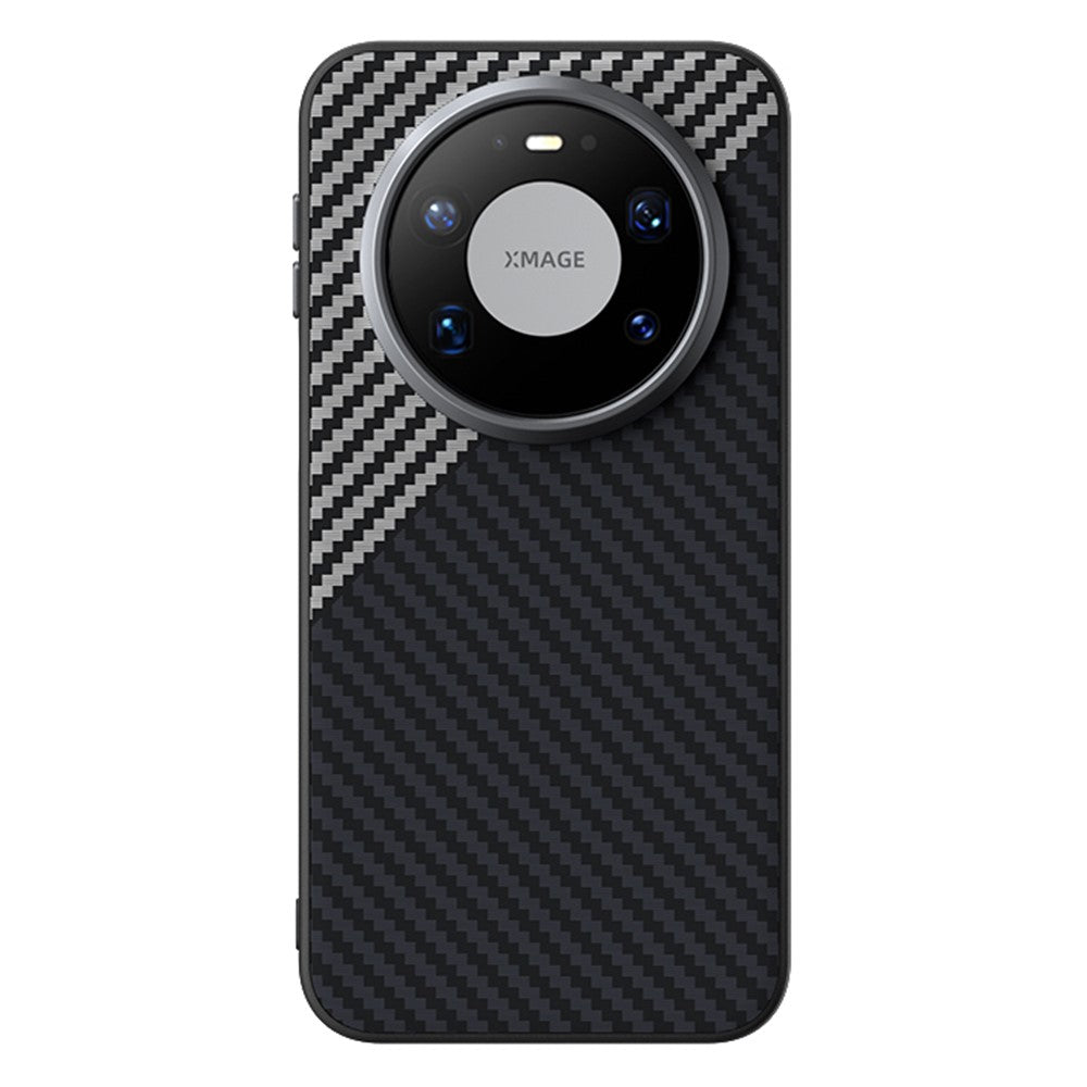 ABEEL For Huawei Mate 80 Pro Max Magnetic Case Carbon Fiber Texture Phone Back Cover