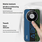 ABEEL For Huawei Mate 80 Pro Max Magnetic Case Micro-Embossing 6D Printed PC TPU Aluminum Alloy Leather Phone Cover