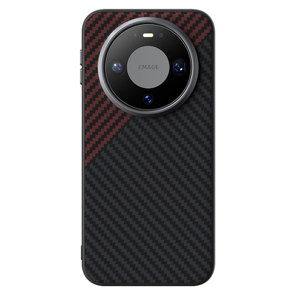 ABEEL For Huawei Mate 80 Pro Magnetic Case Carbon Fiber Texture Phone Back Cover