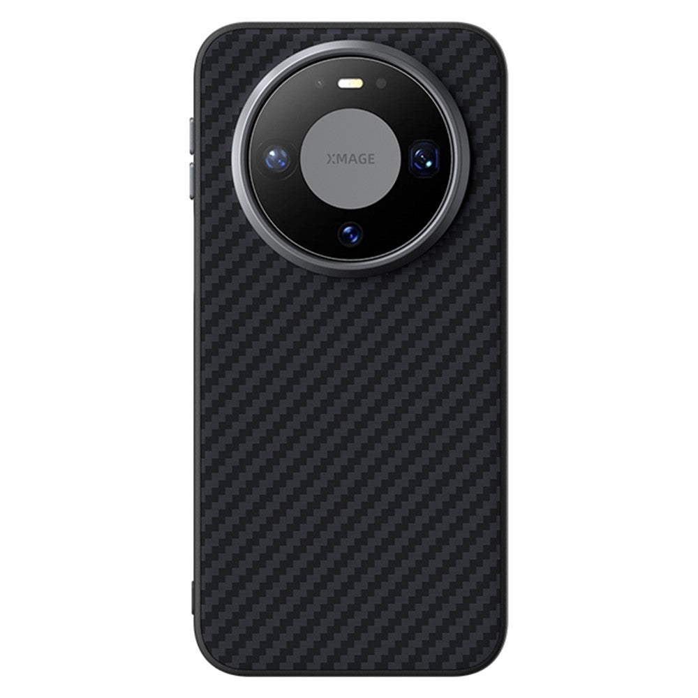 ABEEL For Huawei Mate 80 Pro Magnetic Case Carbon Fiber Texture Phone Back Cover
