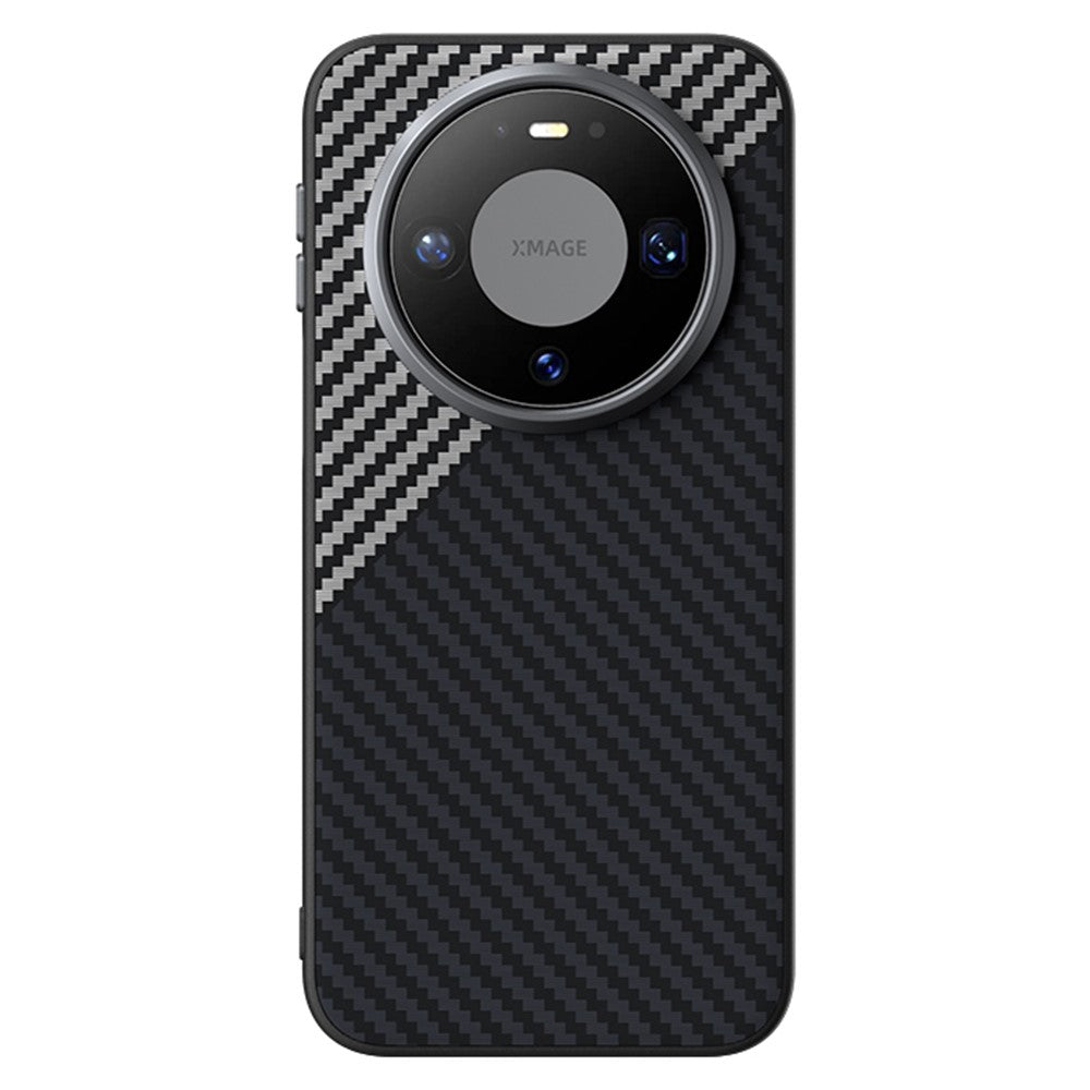ABEEL For Huawei Mate 80 Pro Magnetic Case Carbon Fiber Texture Phone Back Cover