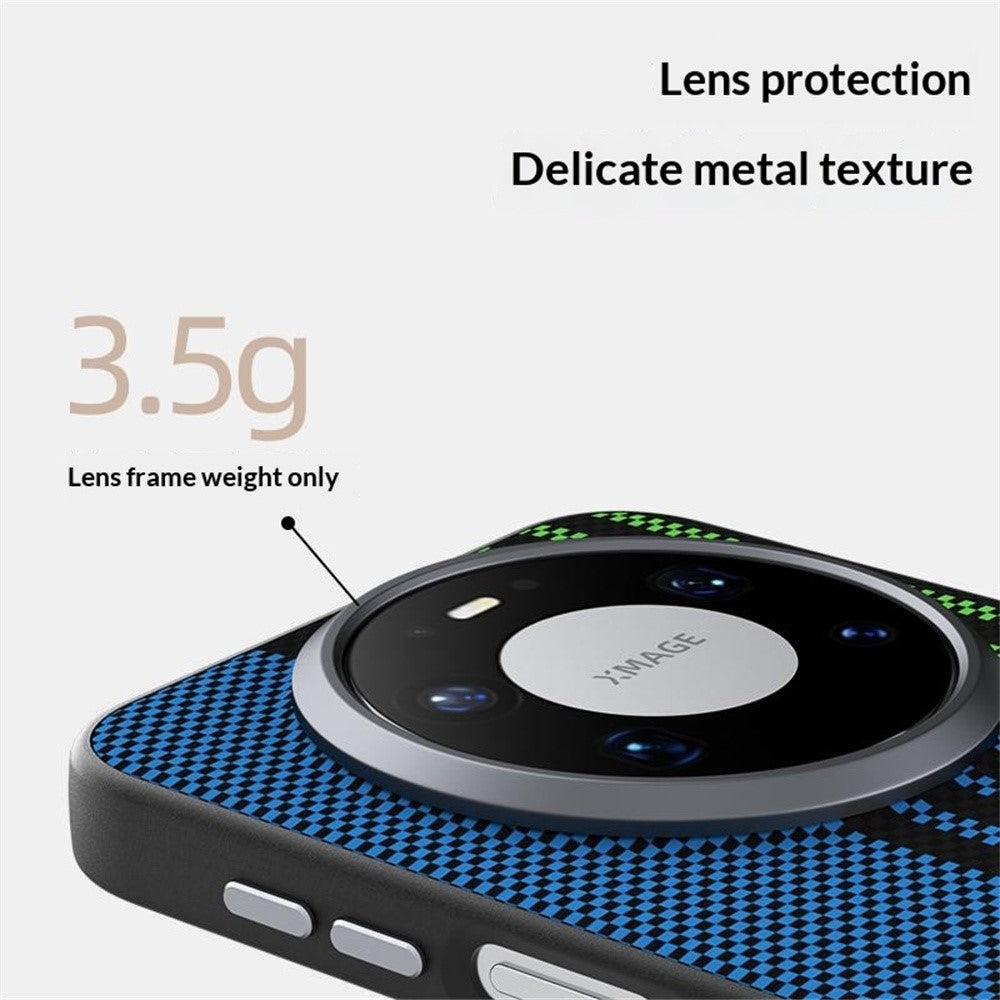 ABEEL For Huawei Mate 80 Pro Magnetic Case Micro-Embossing 6D Printed PC TPU Aluminum Alloy Leather Phone Cover