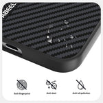 ABEEL Magnetiskt Skal För Huawei Mate 80 Pro PC + TPU + Aluminiumlegering + PU-läder Slimmat mobilskal