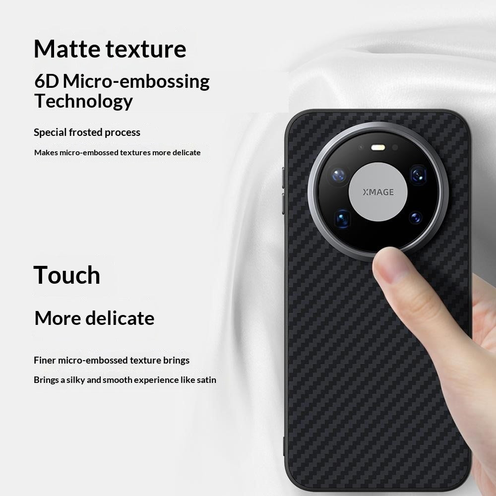 ABEEL For Huawei Mate 80 Magnetic Case Carbon Fiber Texture Phone Back Cover