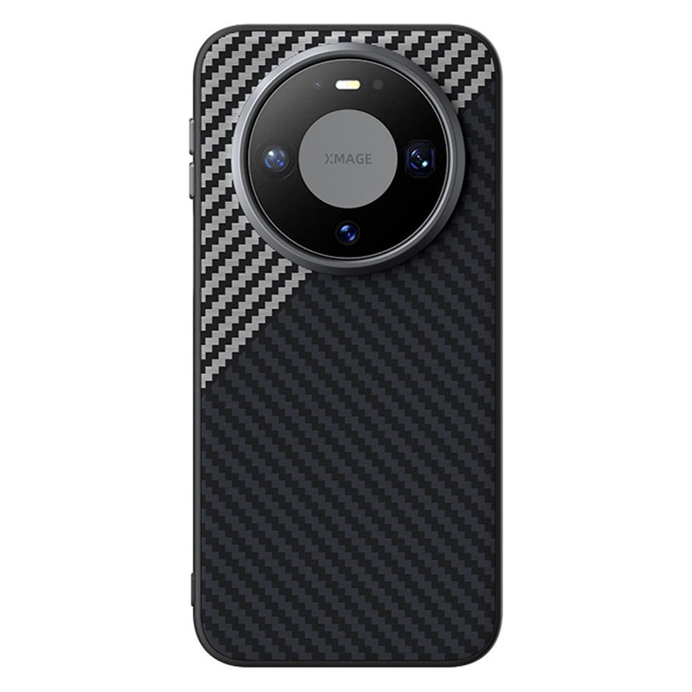 ABEEL For Huawei Mate 80 Magnetic Case Carbon Fiber Texture Phone Back Cover