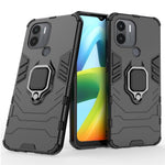For Xiaomi Redmi A1+ 4G / A2+ 4G / Poco C50 4G Ring Holder Kickstand Phone Case Armor Shockproof Hard PC Soft TPU Hybrid Protective Cover