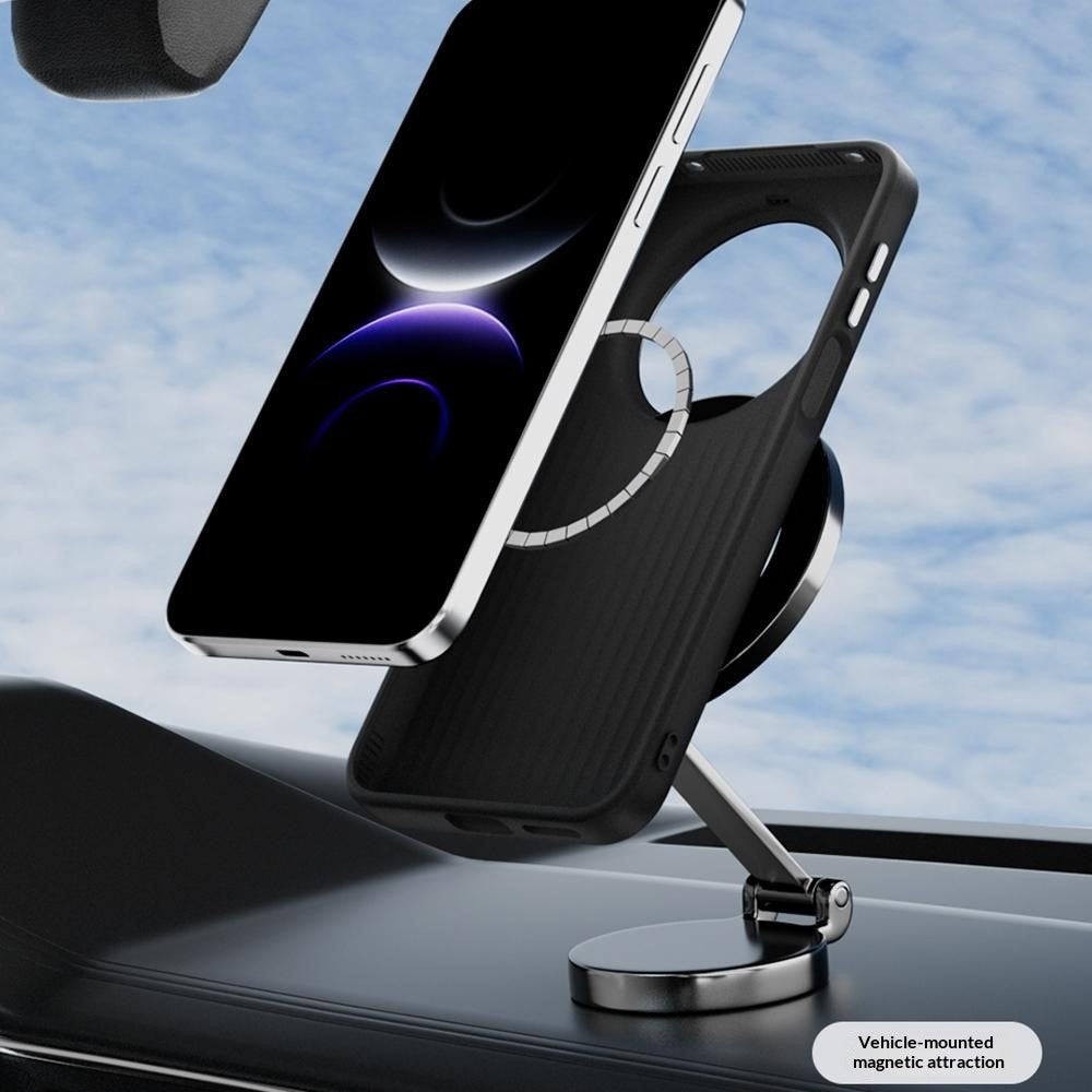 ABEEL For Huawei Mate 80 Magnetic Case Printed PC TPU Aluminum Alloy Leather Phone Cover