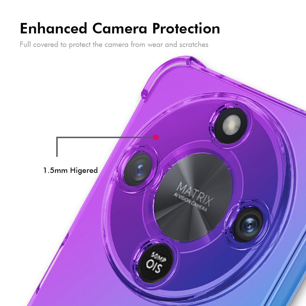 ENKAY For Honor Magic8 Lite 5G / X9d 5G / X70 5G TPU Case  Thickened Four Corner Drop-proof Phone Back Cover