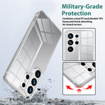 Samsung Galaxy S26 Ultra Clear Phone Case TPU+Akryl Stötsäkert mobilbaksida