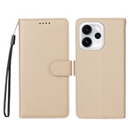 For Oppo Reno15 Pro Max 5G (Global) / Reno15 Pro 5G (China) Case RFID Blocking 3 Card Slots PU Leather Phone Cover with Wrist Strap