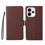 For Oppo Reno15 Pro Max 5G (Global) / Reno15 Pro 5G (China) Case RFID Blocking 3 Card Slots PU Leather Phone Cover with Wrist Strap