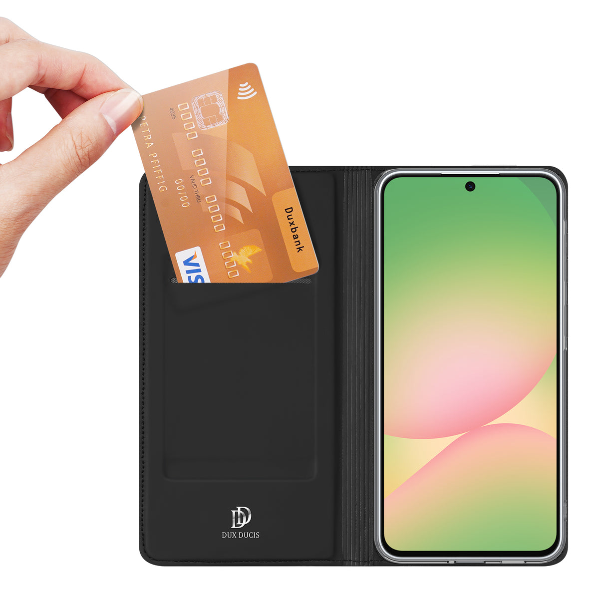DUX DUCIS For Samsung Galaxy A57 5G Case Skin Pro Series Leather Stand Cover Card Holder