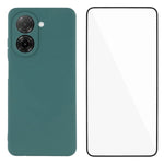 WANLONFENG För Xiaomi Redmi A5 NFC (EU) (173,45 mm) Skal ZB-serien Precisa utskärningar Raka kanter TPU-mobilskal med härdat glasfilm
