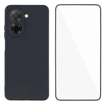 WANLONFENG För Xiaomi Redmi A5 NFC (EU) (173,45 mm) Skal ZB-serien Precisa utskärningar Raka kanter TPU-mobilskal med härdat glasfilm