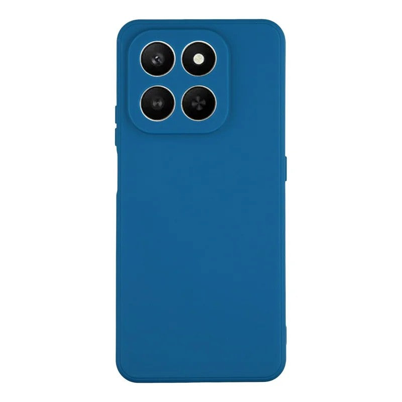 WANLONFENG For Honor 400 Smart 4G / Honor X7d 4G / Honor 400 Smart 5G Case ZB Series Precise Cutouts Straight Edge TPU Phone Cover with Tempered Glass Film