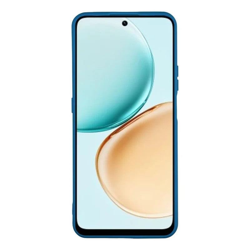 WANLONFENG For Honor 400 Smart 4G / Honor X7d 4G / Honor 400 Smart 5G Case  ZB Series Precise Cutouts Straight Edge TPU Phone Cover with Tempered Glass Film