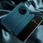 Huawei Mate 50 4G View Window Design Auto Wake and Sleep Flip Cover PU Leather+TPU+Akryl Skyddande mobilskal