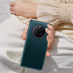 For Huawei Mate 50 Pro 4G View Window Design Auto Wake and Sleep Flip Cover Anti-fall PU Leather+TPU+Acrylic Phone Case
