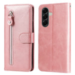 For Samsung Galaxy A57 5G PU Leather Cases with Zipper Pocket Wallet Phone Cover Stand
