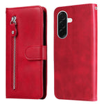 For Samsung Galaxy A37 5G PU Leather Cases with Zipper Pocket Wallet Phone Cover Stand