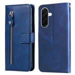 For Samsung Galaxy A37 5G PU Leather Cases with Zipper Pocket Wallet Phone Cover Stand