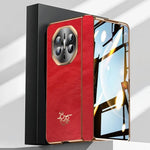 For Huawei Mate X6 Case Horse Pattern Hinge Protection Hard PC Phone Cover with Front Screen Protector
