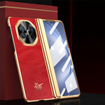 For Huawei Mate X5 Case Horse Pattern Hinge Protection Hard PC Phone Cover with Front Screen Protector