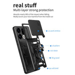 For Oppo Find X9 5G Case with Slide Camera Lid PC + TPU Kickstand Phone Cover