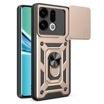 For Oppo Find X9 5G Case with Slide Camera Lid PC + TPU Kickstand Phone Cover