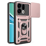 For Oppo Find X9 5G Case with Slide Camera Lid PC + TPU Kickstand Phone Cover