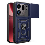 For Oppo Find X9 Pro 5G Case with Slide Camera Lid PC + TPU Kickstand Phone Cover