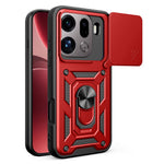For Oppo Find X9 Pro 5G Case with Slide Camera Lid PC + TPU Kickstand Phone Cover