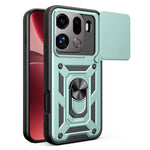 For Oppo Find X9 Pro 5G Case with Slide Camera Lid PC + TPU Kickstand Phone Cover