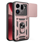 For Oppo Find X9 Pro 5G Case with Slide Camera Lid PC + TPU Kickstand Phone Cover