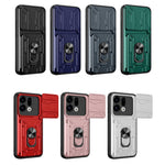 For Oppo Find X9 5G Case PC + TPU Kickstand Phone Back Cover with Camera Slider