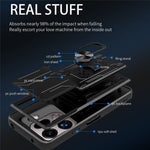 For Oppo Find X9 Pro 5G Case PC + TPU Kickstand Phone Back Cover with Camera Slider