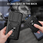 For Oppo Find X9 Pro 5G Case PC + TPU Kickstand Phone Back Cover with Camera Slider
