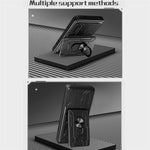 For Oppo Find X9 Pro 5G Case PC + TPU Kickstand Phone Back Cover with Camera Slider