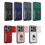 For Oppo Find X9 Pro 5G Case PC + TPU Kickstand Phone Back Cover with Camera Slider