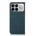 KHAZNEH For Xiaomi Poco F8 Ultra  /  Redmi K90 Pro Max 5G Case Wallet Genuine Cow Leather Phone Cover Nappa Texture